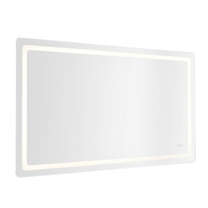 Kuzco Seneca 60" LED Vanity Mirror, Sandblasted Merc Edge