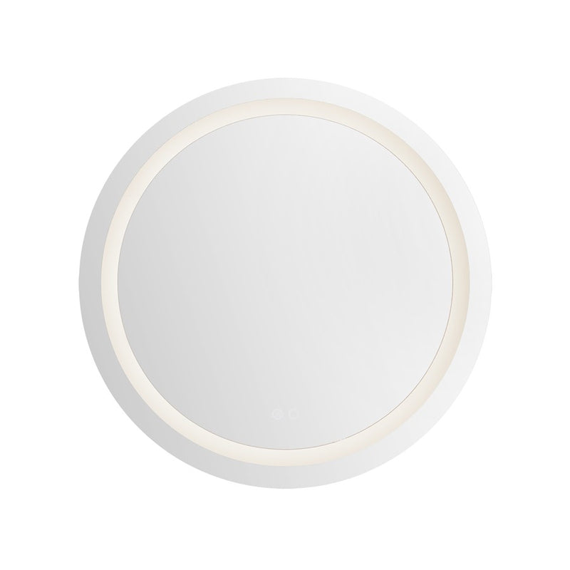 Kuzco Hillmont 32" LED Vanity Mirror, Sandblasted Merc Edge - VM41032-5CCT