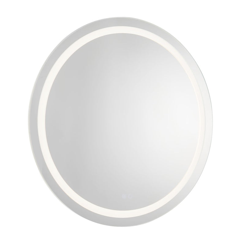 Kuzco Hillmont 40" LED Vanity Mirror, Sandblasted Merc Edge