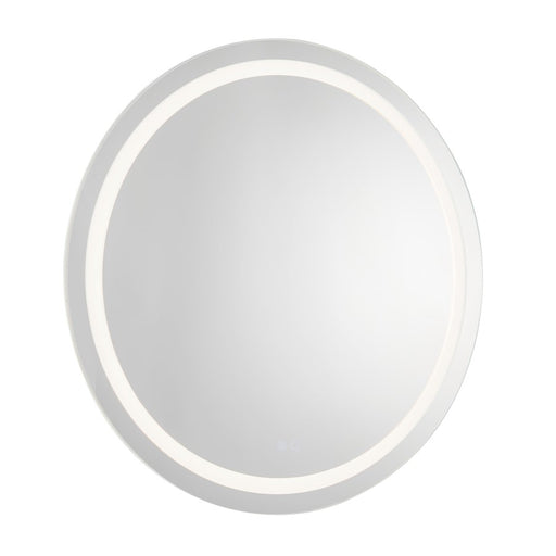 Kuzco Hillmont 40" LED Vanity Mirror, Sandblasted Merc Edge