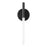Kuzco Jeanie 18" Matte Black Dimmable LED Wall Sconce, Matte Black