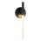 Kuzco Jeanie 18" Matte Black Dimmable LED Wall Sconce, Matte Black