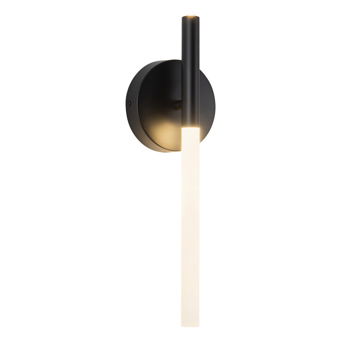 Kuzco Jeanie 18" Matte Black Dimmable LED Wall Sconce, Matte Black