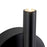 Kuzco Jeanie 18" Matte Black Dimmable LED Wall Sconce, Matte Black