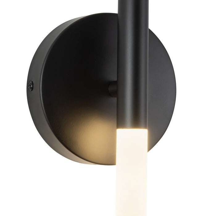 Kuzco Jeanie 18" Matte Black Dimmable LED Wall Sconce, Matte Black