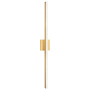 Kuzco Vega 37in 1-Light LED Wall Sconce | Modern Brushed Gold and White Acrylic Diffuser | Hallway & Living Room Accent | 2000lm | Model WS10336-BG