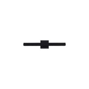 Kuzco Galleria 15in 1-Light LED Wall Sconce | Modern Black Aluminum and White Acrylic Diffuser | Artwork & Hallway Accent | 800lm | Model WS10415-BK