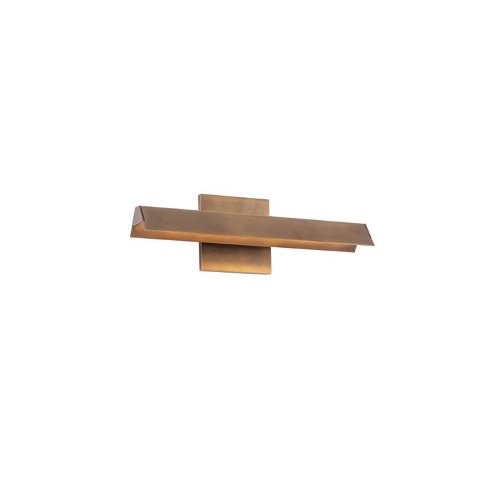Kuzco Galleria 15" Brass Dimmable LED Wall Sconce, Vintage Brass