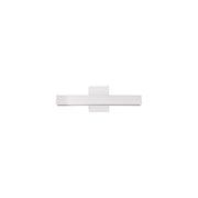 Kuzco Galleria 15in LED Wall Sconce | White Aluminum with Acrylic Diffuser | Artwork & Hallway Accent | 15 x 4.75 in, 800lm | Model WS10415-WH