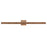 Kuzco Galleria 37" Brass Dim LED Wall Sconce, Vintage Brass - WS10437-VB