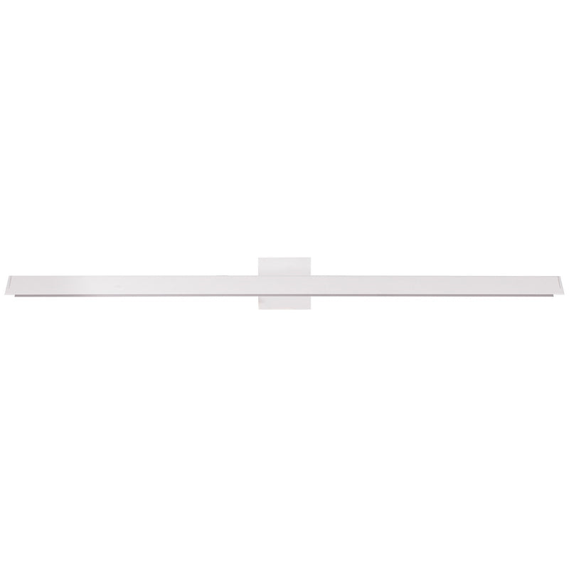 Kuzco Galleria 37in 1-Light Wall Sconce | Modern White Aluminum and White Acrylic Diffuser | Living Room & Artwork Accent | Model WS10437-WH