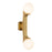 Kuzco Briar 22" Gold Wall Sconce, Brushed Gold