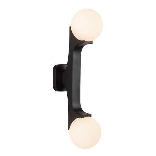 Kuzco Briar 22" Black Wall Sconce, Black