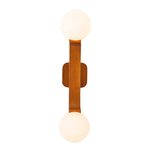 Kuzco Briar 22" Brown Wall Sconce, Teak - WS11522-TK
