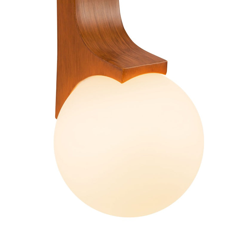 Kuzco Briar 22" Brown Wall Sconce, Teak