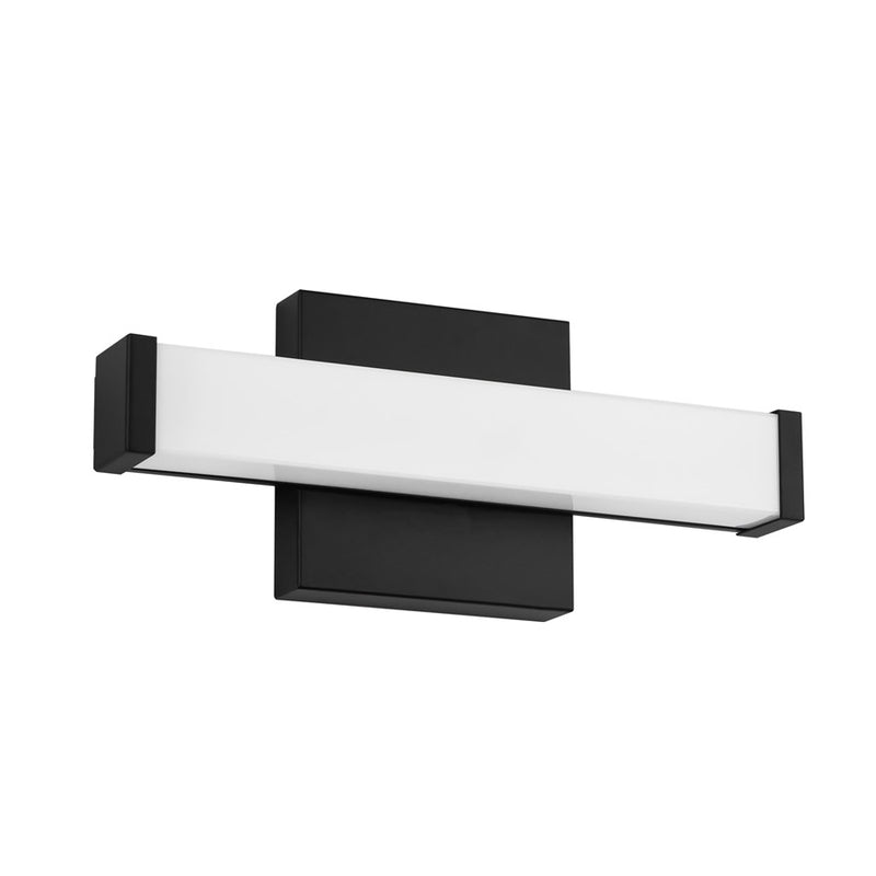 Kuzco Geri 12" Black Dimmable LED Wall Sconce, Black