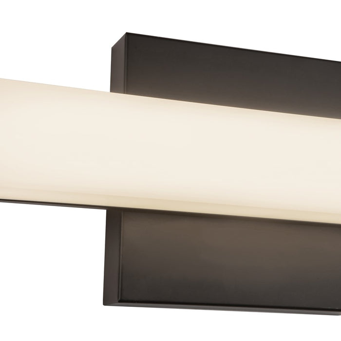 Kuzco Geri 12" Black Dimmable LED Wall Sconce, Black