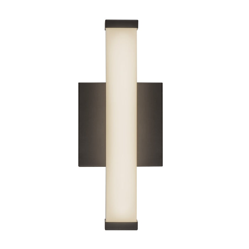 Kuzco Geri 12" Black Dimmable LED Wall Sconce, Black