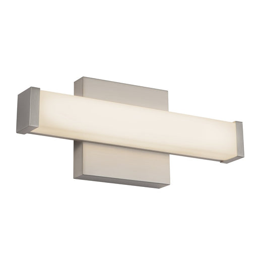 Kuzco Geri 12" Silver Dimmable LED Wall Sconce, Brushed Nickel