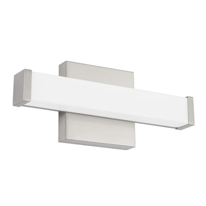 Kuzco Geri 12" Silver Dimmable LED Wall Sconce, Brushed Nickel