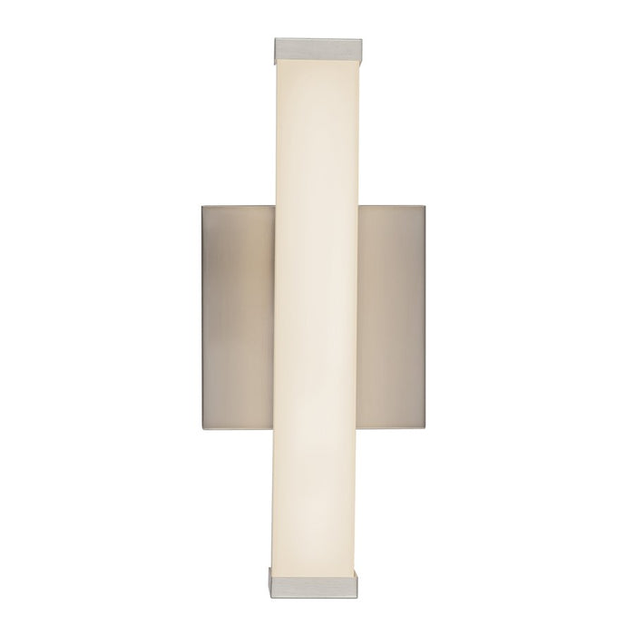 Kuzco Geri 12" Silver Dimmable LED Wall Sconce, Brushed Nickel