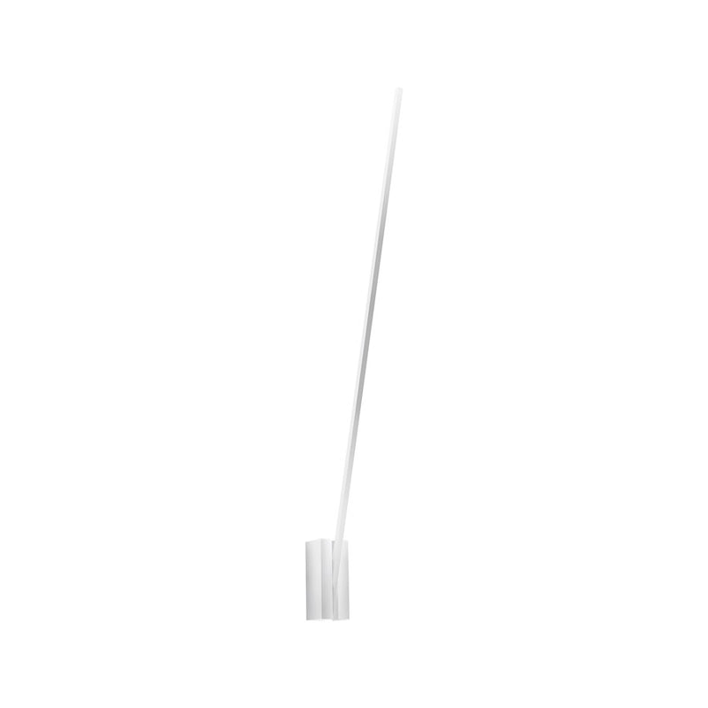 Kuzco Lever 48in LED Wall Sconce | Modern White Aluminum and White Acrylic Diffuser | Hallway & Bedroom Accent Light | 1575lm | Model WS13748-WH