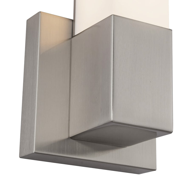 Kuzco Vivi 14" Silver Dimmable LED Wall Sconce, Brushed Nickel