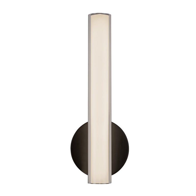 Kuzco Tole 14" Blk Dim LED Wall Sconce, Blk - WS14-027-BK