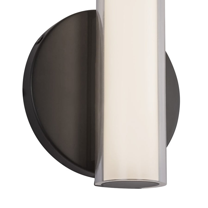 Kuzco Tole 14" Black Dimmable LED Wall Sconce, Black