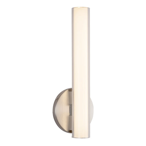 Kuzco Tole 14" Silver Dimmable LED Wall Sconce, Brushed Nickel