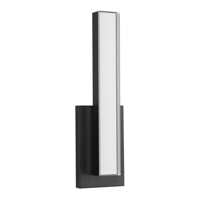 Kuzco Garland 15" Black Dimmable LED Wall Sconce, Black