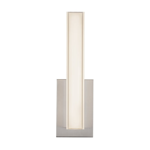 Kuzco Garland 15" Slvr Dim LED Wall Sconce, Brushed Nickel - WS14-040-BN