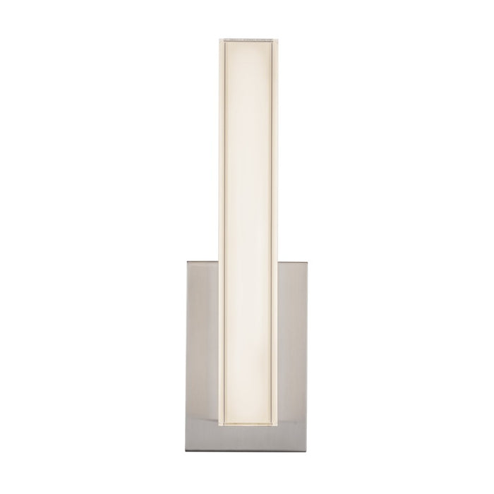 Kuzco Garland 15" Slvr Dim LED Wall Sconce, Brushed Nickel - WS14-040-BN