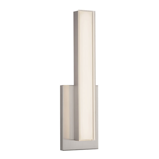 Kuzco Garland 15" Silver Dimmable LED Wall Sconce, Brushed Nickel