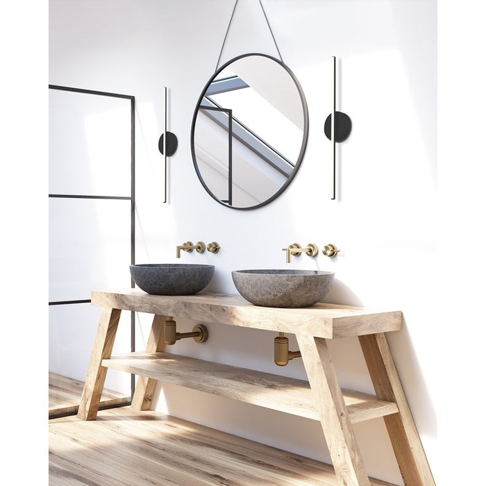 Kuzco Chute 35" LED Wall Sconce, White - WS14935-WH-UNV