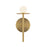 Kuzco Elixir 10" LED Wall Sconce, Brushed Gold/Steel Shade