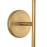 Kuzco Elixir 16" LED Wall Sconce, Brushed Gold/Steel Shade