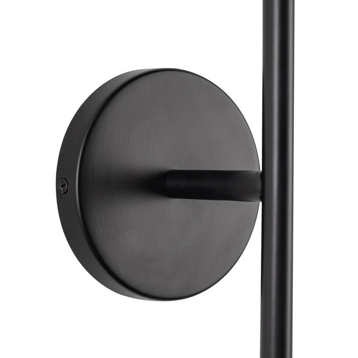 Kuzco Elixir 16" LED Wall Sconce, Black/Steel Shade