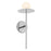 Kuzco Elixir 16" LED Wall Sconce, Chrome/Steel Shade