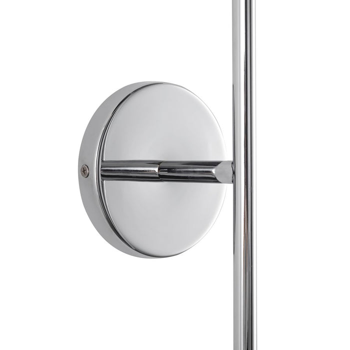 Kuzco Elixir 16" LED Wall Sconce, Chrome/Steel Shade