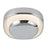 Kuzco Pebble 8" Silver Dimmable LED Wall Sconce, Chrome