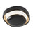 Kuzco Pebble 8" Black Dimmable LED Wall Sconce, Glossy Black