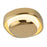 Kuzco Pebble 8" Brass Dimmable LED Wall Sconce, Metallic Brass