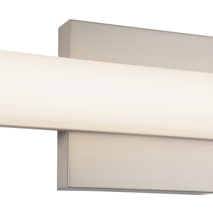 Kuzco Geri 18" Silver Dimmable LED Wall Sconce, Brushed Nickel