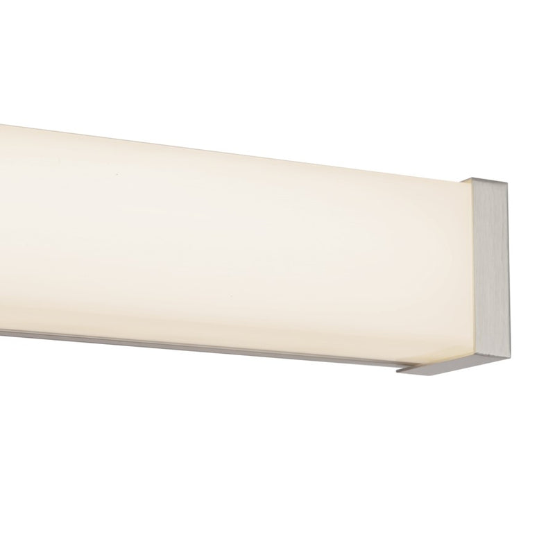 Kuzco Geri 18" Silver Dimmable LED Wall Sconce, Brushed Nickel