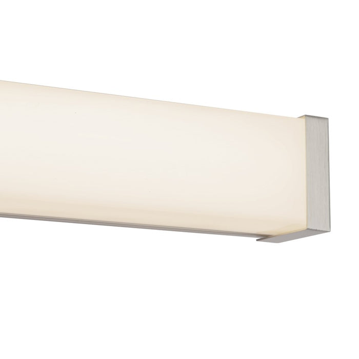 Kuzco Geri 18" Silver Dimmable LED Wall Sconce, Brushed Nickel
