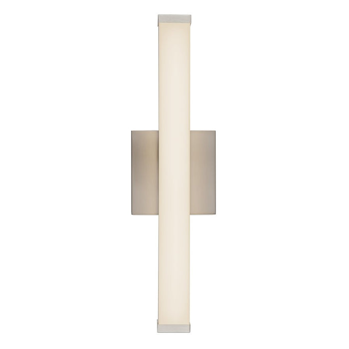 Kuzco Geri 18" Silver Dimmable LED Wall Sconce, Brushed Nickel