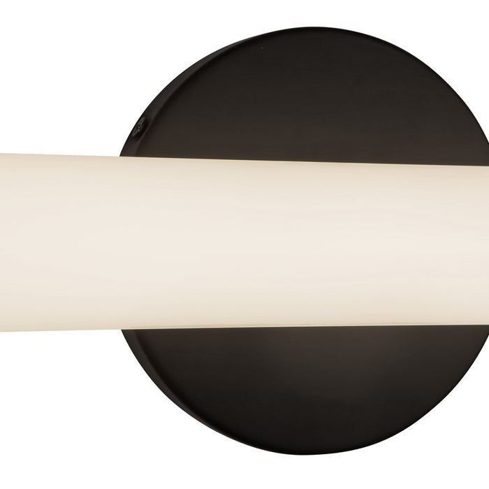 Kuzco Tectra 18" Black Dimmable LED Wall Sconce, Black