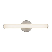 Kuzco Tectra 18" Slvr Dim LED Wall Sconce, Brushed Nickel - WS18-044A-BN