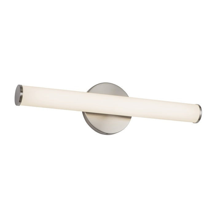 Kuzco Tectra 18" Silver Dimmable LED Wall Sconce, Brushed Nickel